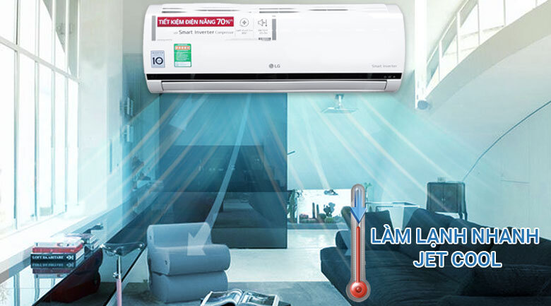 Máy lạnh LG Inverter 1 HP V10ENQ Máy lạnh LG Inverter 1 HP V10ENQ