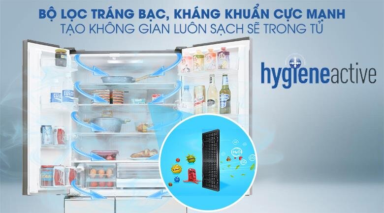 Tủ lạnh 6 cánh 491 Lít Inverter Panasonic NR-F503GT-T2