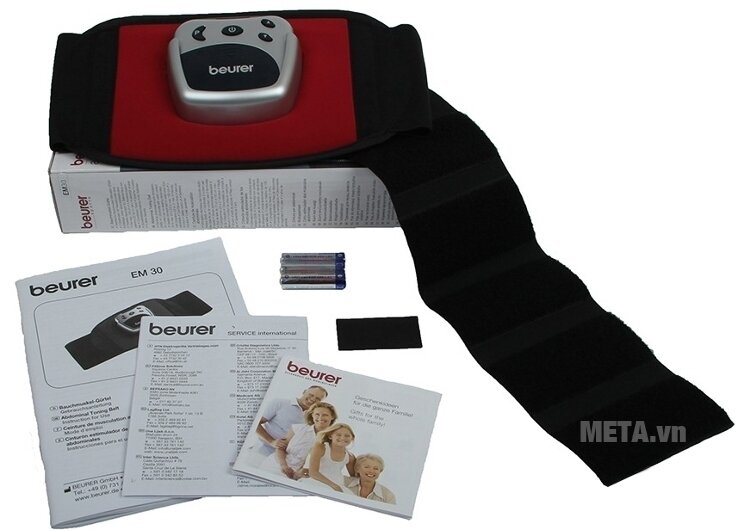 Máy massage xung điện đai bụng Beurer EM30
