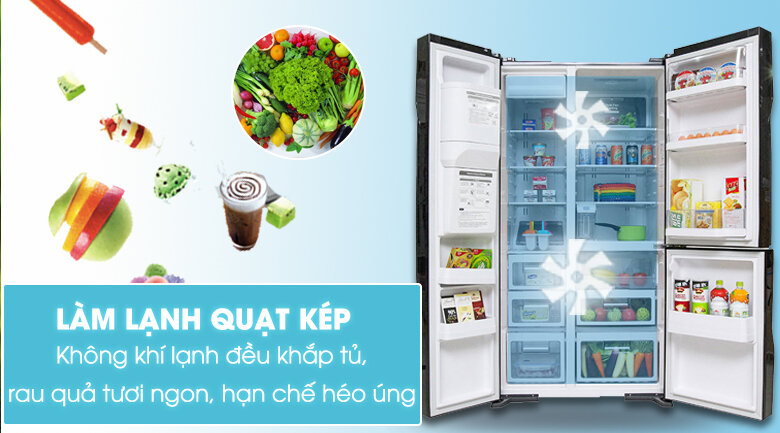 Tủ lạnh Hitachi 584 lít R-M700GPGV2