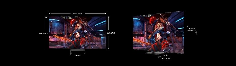 Google tivi TCL QLED 4K 65 inch 65C745 thiết kế thời thượng