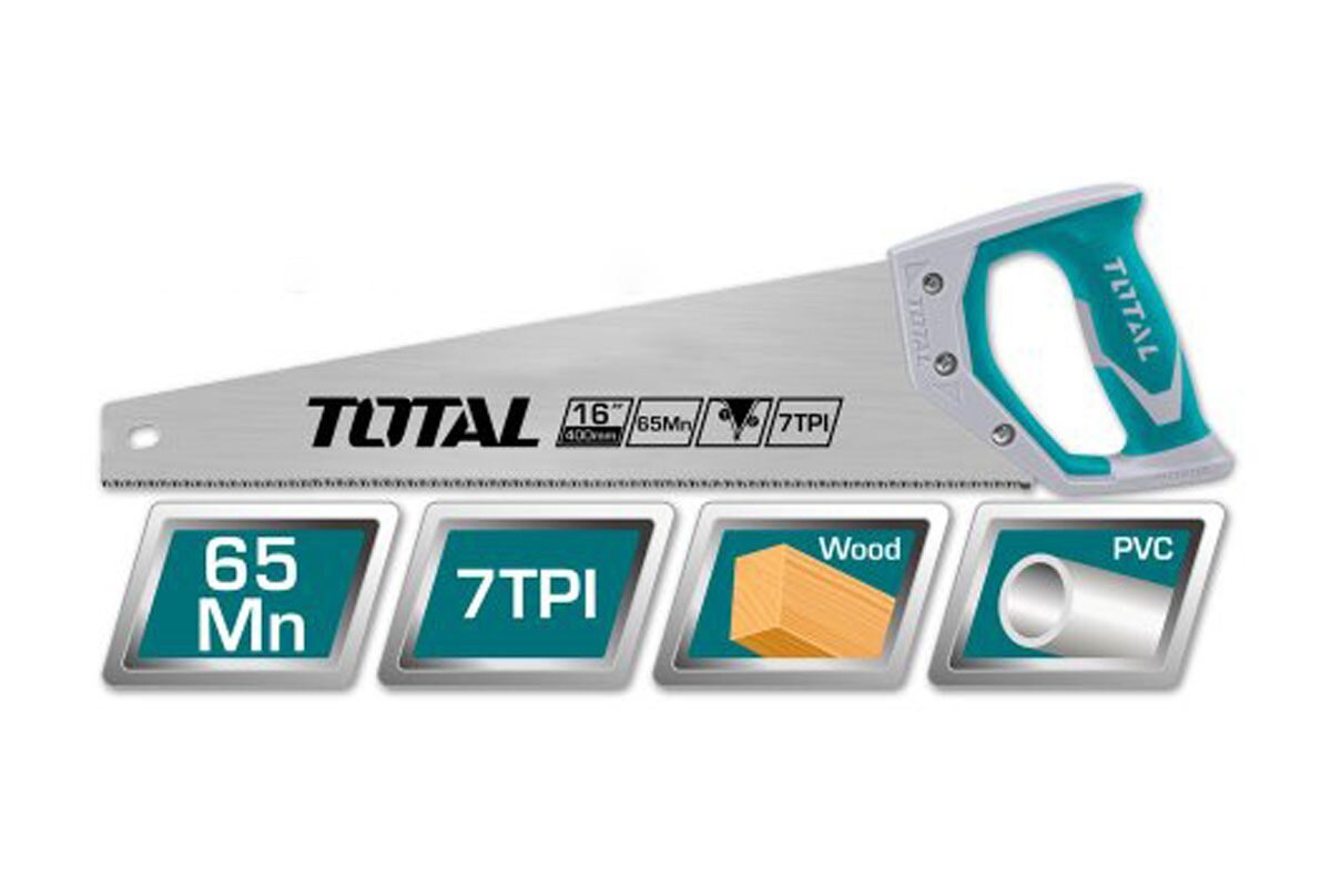 Cưa tay lá liễu 16in Total THT55166D