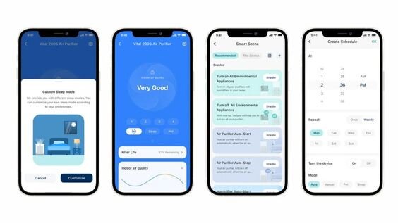 Điều khiển từ xa thông qua ứng dụng VeSync