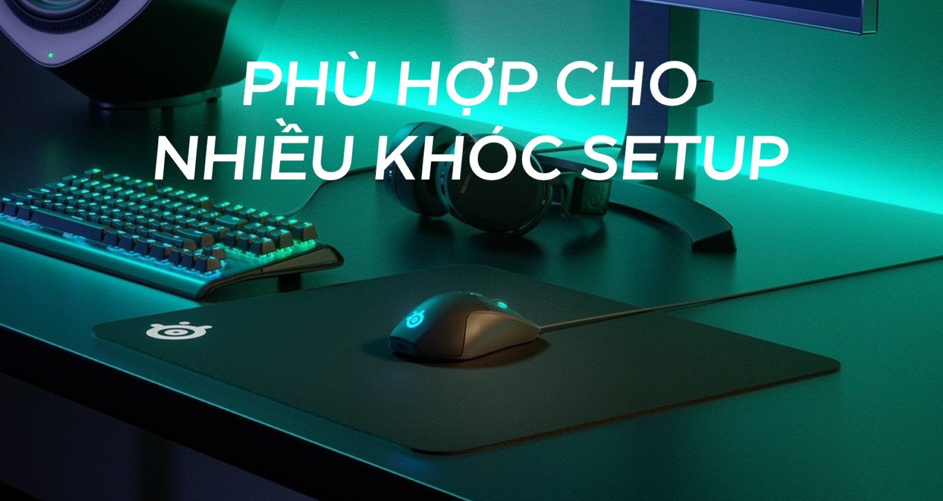 Bàn di chuột SteelSeries QcK - 63004 (320 x 270 x 2 mm)