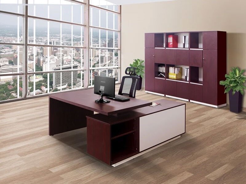 Bàn giám đốc có tủ phụ Bàn giám đốc BLD07