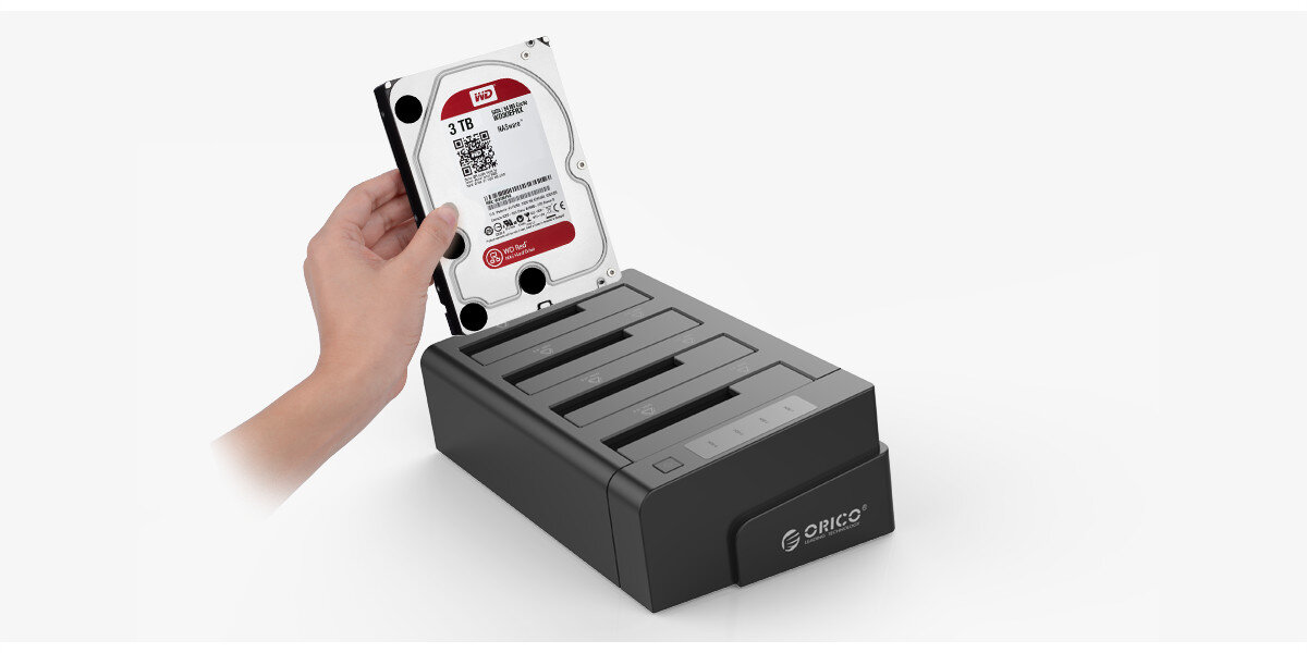 Docking ổ cứng 2.5''+3.5'' Orico 6648US3-C SSD HDD Sata 3 USB 3.0-7