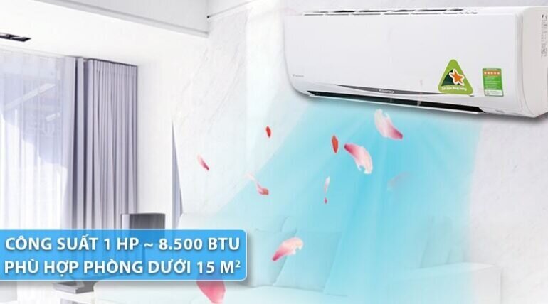 Điều hòa Daikin 9000 BTU 1 chiều inverter FTKC25