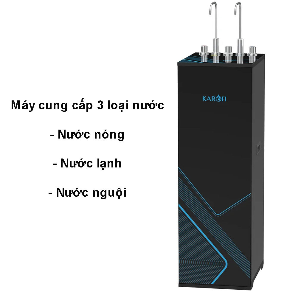 Máy lọc nước Karofi KAD-D61 đem đến 3 loại nước 