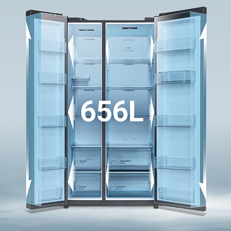 Tủ lạnh Hitachi Inverter 656 lít HRSN9713ESUVN