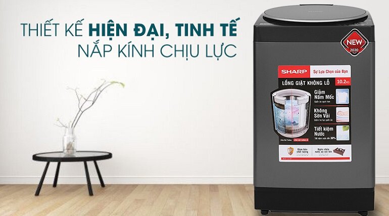 Máy giặt Sharp ES-W102PV-H - 10.2 kg