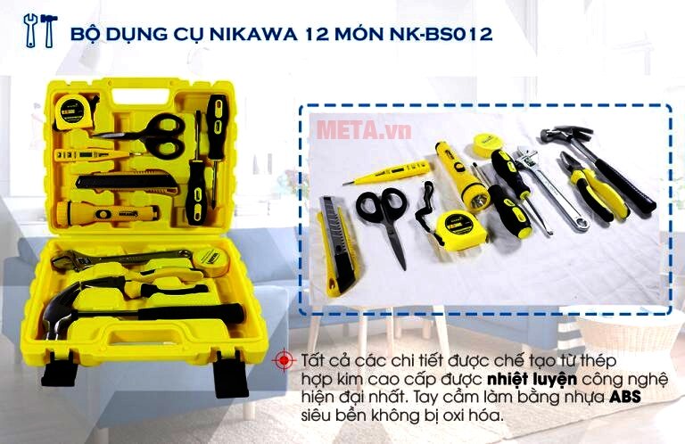 Bộ dụng cụ 12 món Nikawa NK-BS012