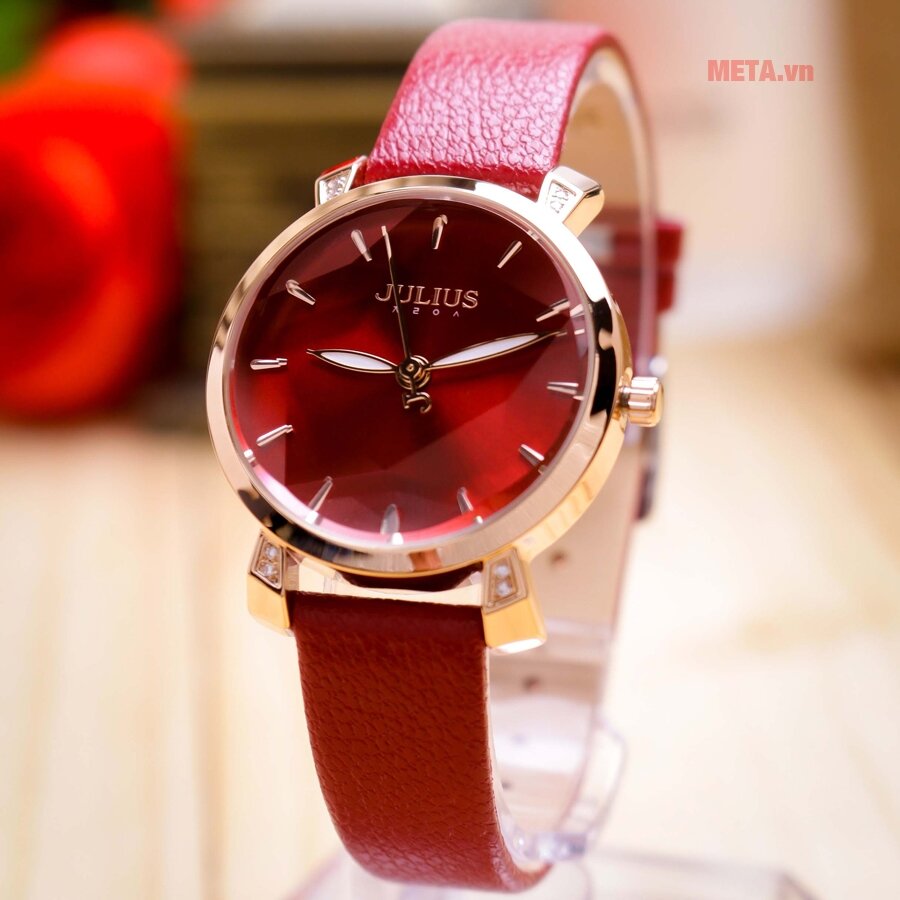 Đồng hồ nữ Hàn Quốc Julius JA-1158 dây da