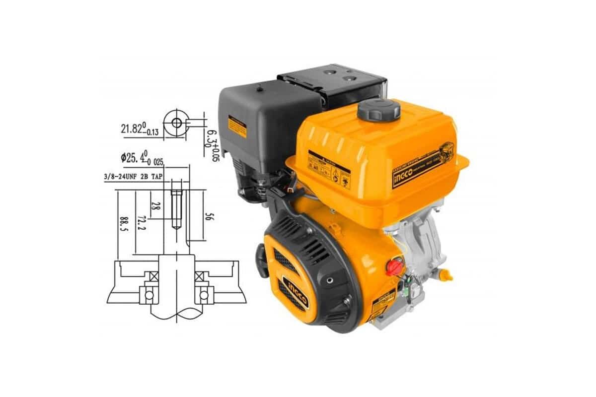 Động cơ nổ xăng INGCO GEN1681-1