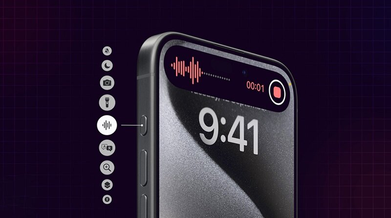 Điện thoại iPhone 15 Pro 256GB thiết kế nút action