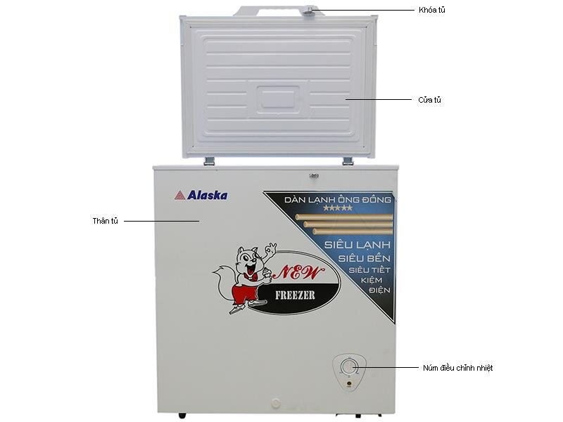 Tủ đông Alaska BD-200C - 200L, 1 ngăn đông
