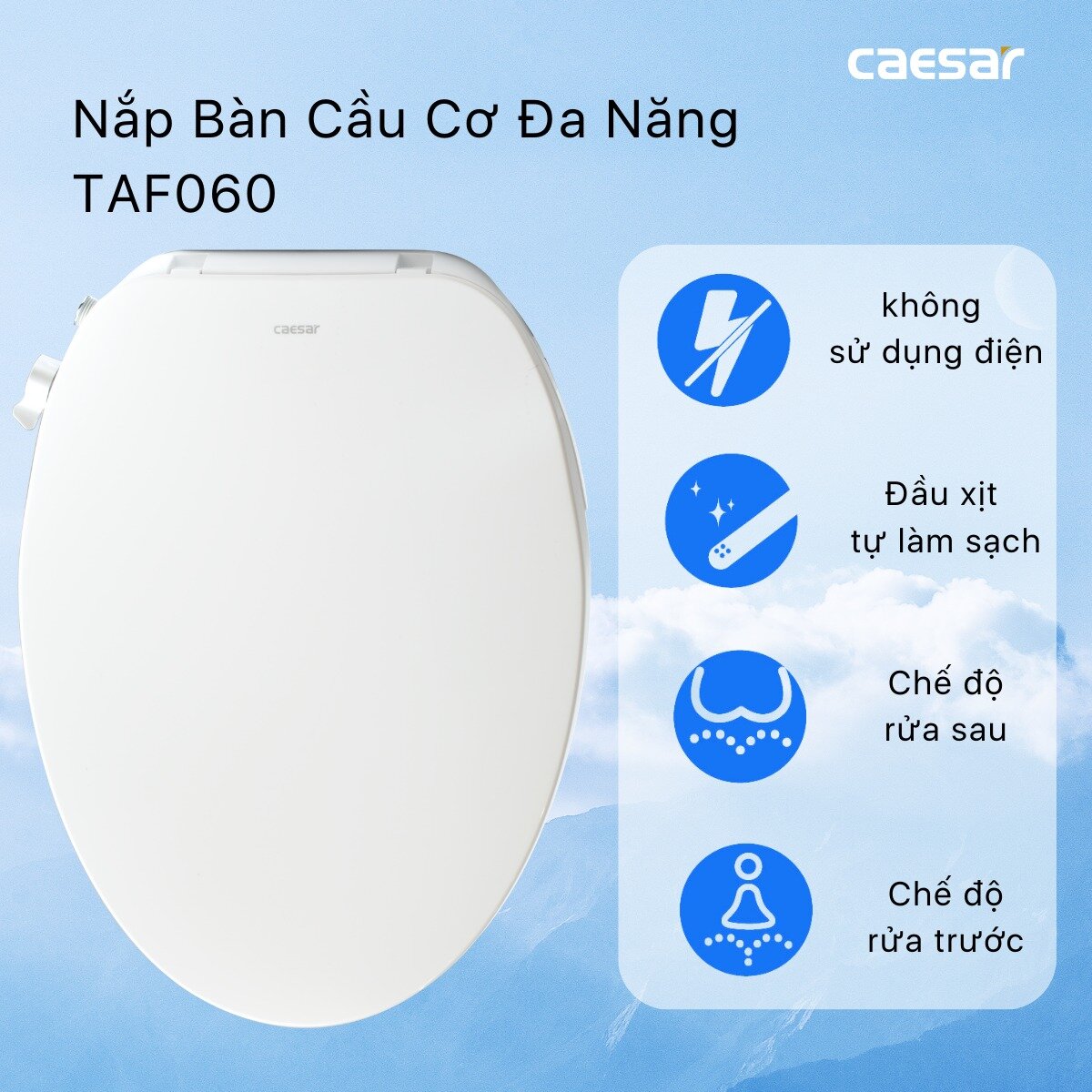 Nắp rửa cơ CAESAR TAF060