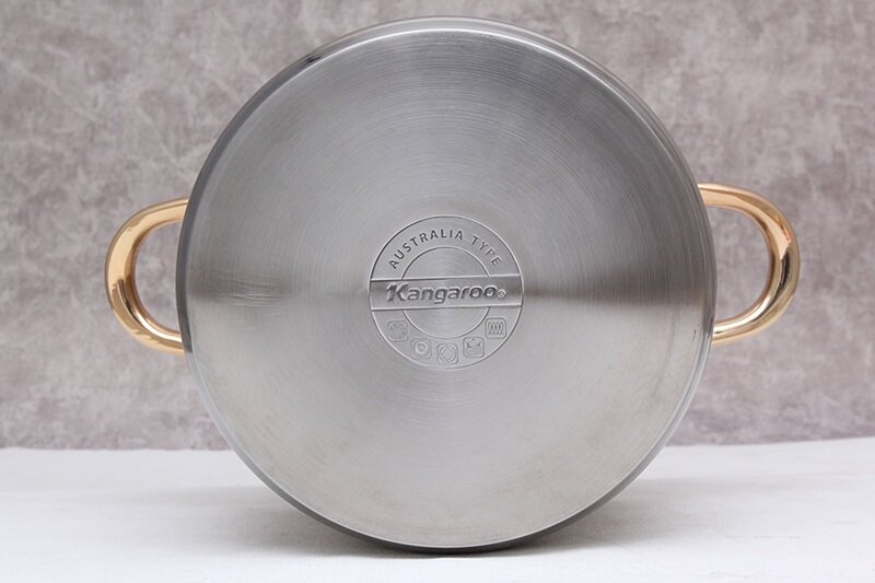 Nồi inox 3 đáy 28 cm Kangaroo KG590 Nồi inox 3 đáy 28 cm Kangaroo KG590