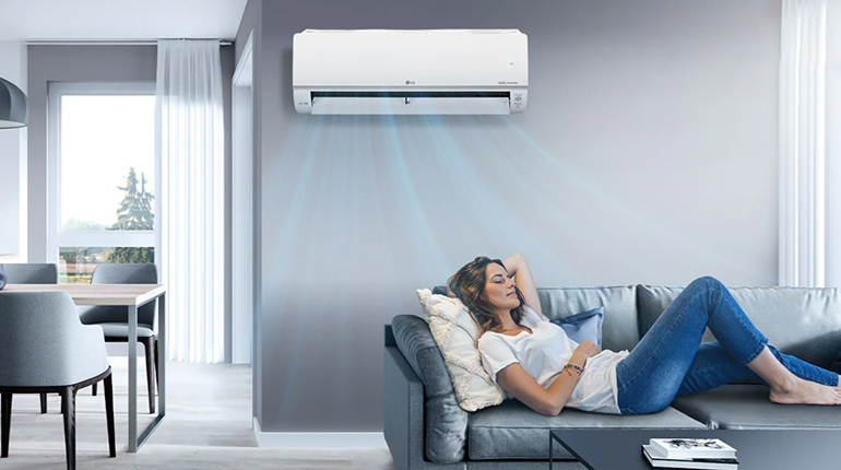 Điều hòa LG Inverter 9000 BTU 2 chiều B10API gas R-32 2 Điều hòa LG B10API