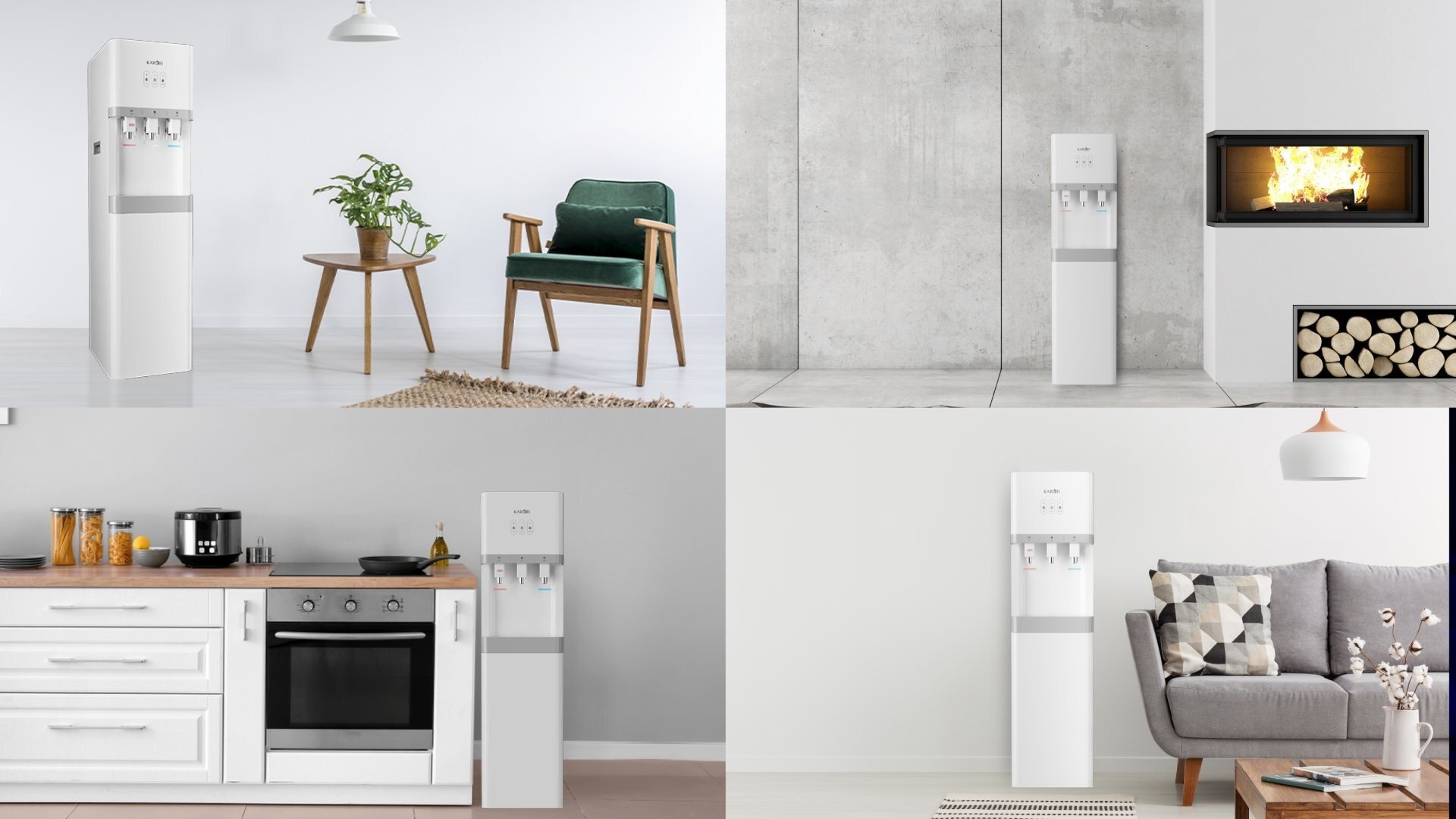 Cây nước nóng lạnh Karofi HCV208RO có nhiều tiện ích thông minh