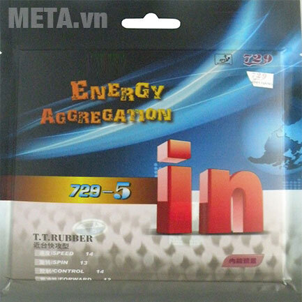 Mặt vợt bóng bàn nội lực 729 - 5 (đỏ - đen) Mặt vợt bóng bàn nội lực 729 - 5 (đỏ - đen)