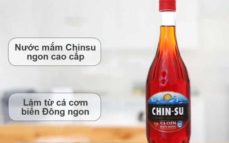 Nước mắm Chinsu cá cơm biển đông 720ml