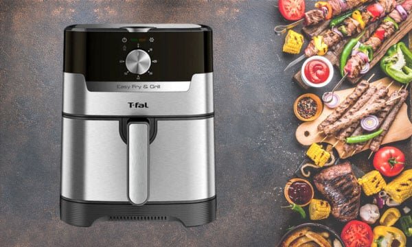 nồi chiên không dầu Tefal EY501D15 có kiểu dáng hiện đại, sang trọng