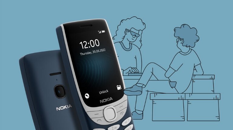 nokia 8210 4g màn hình hiển thị