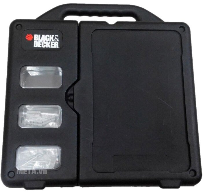 Máy khoan 550W kèm 49 phụ kiện Black Máy khoan 550W kèm 49 phụ kiện Black