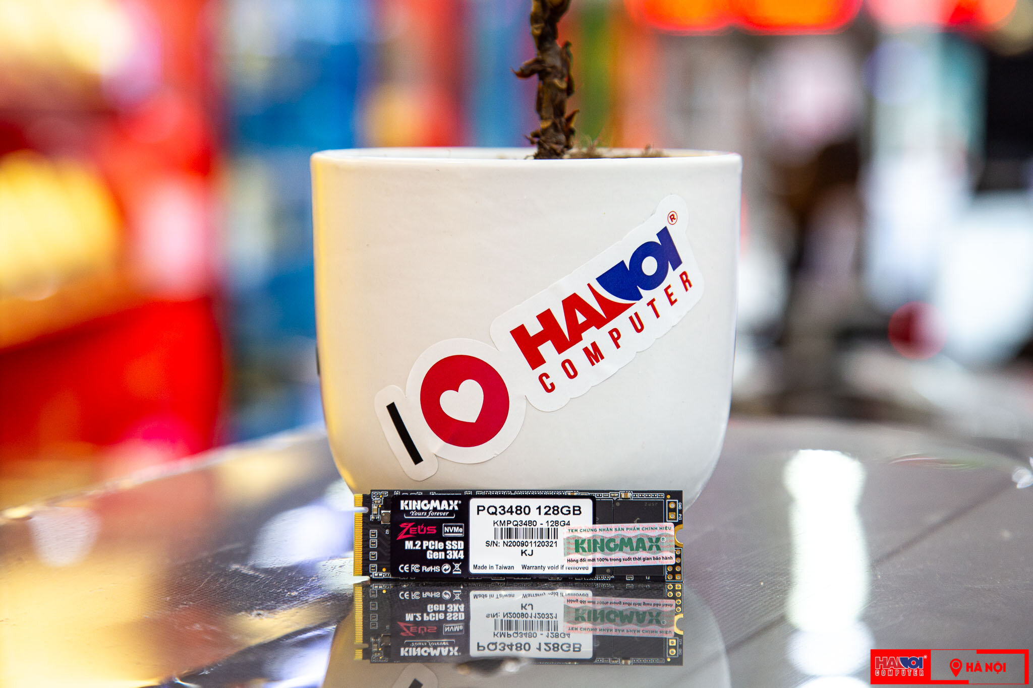 Ổ cứng SSD Kingmax Zeus PQ3480 128GB M.2 2280 PCIe NVMe Gen 3x4 