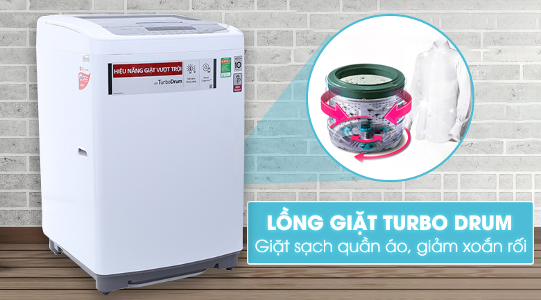 Máy giặt LG Inverter 9.5 kg T2395VSPW Máy giặt LG Inverter 9.5 kg T2395VSPW