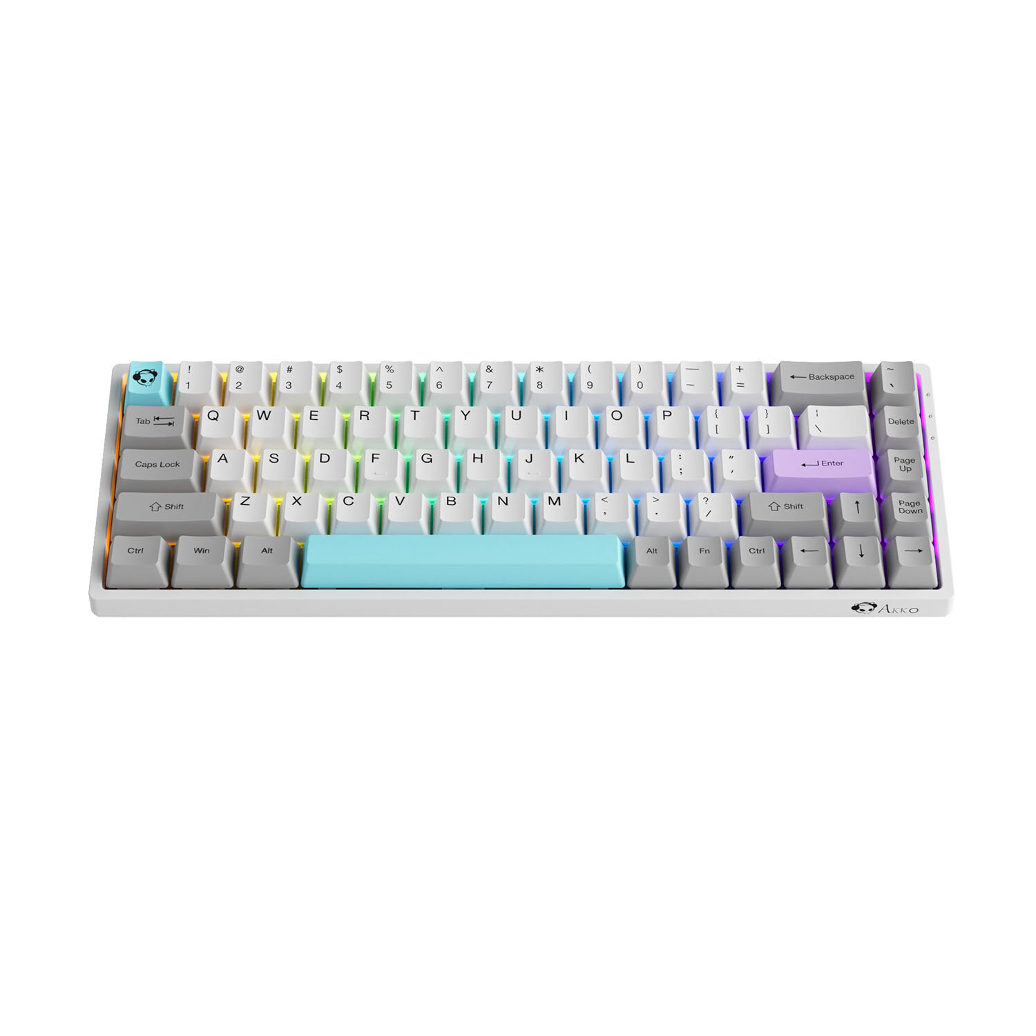 Bàn phím cơ AKKO 3068B Multi-modes Silent Akko CS Jelly Pink Switch