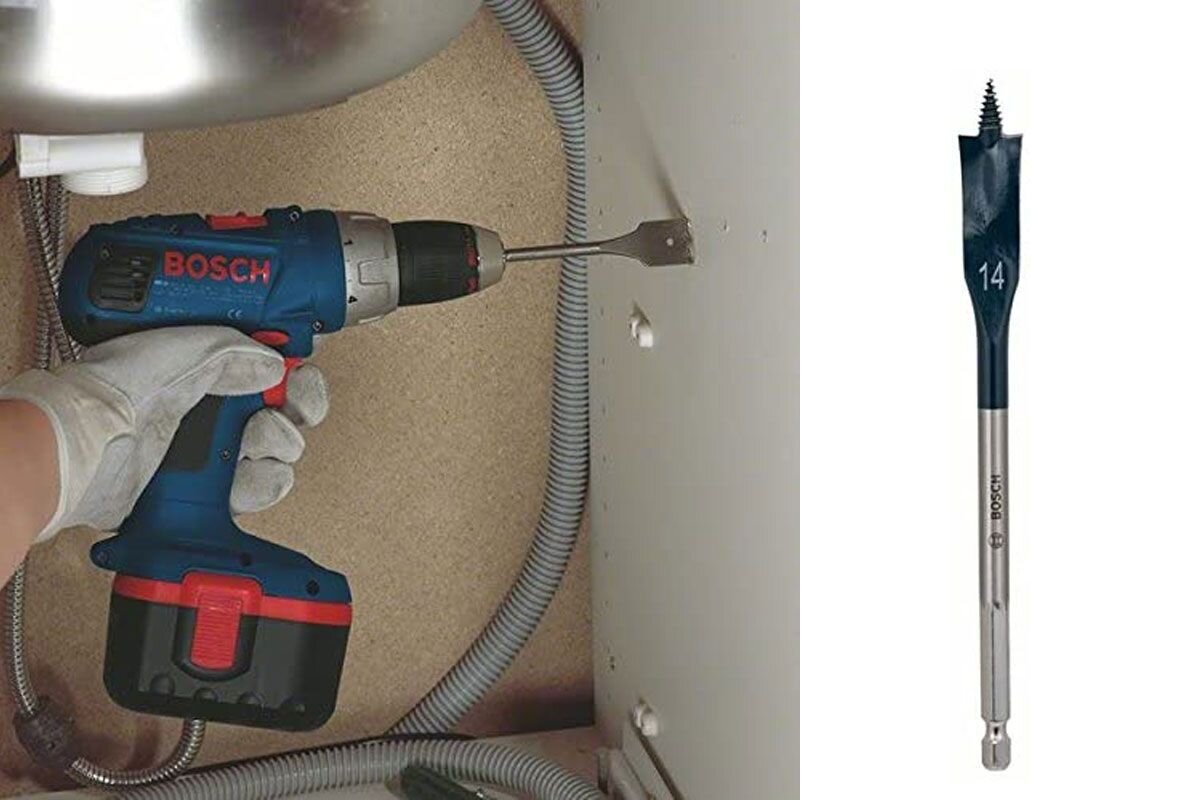 Mũi khoét gỗ đuôi cá 14x152mm Bosch 2608595486