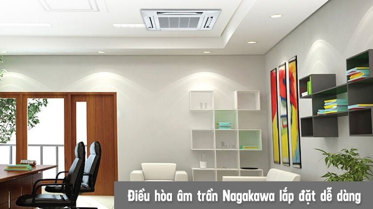 Điều hòa Nagakawa Inverter 42000 BTU 1 chiều NIT-C42R2M16 gas R-410A