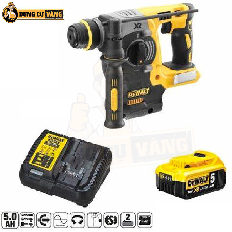 Máy khoan 3 chức năng pin 20V Dewalt DCH273BM1