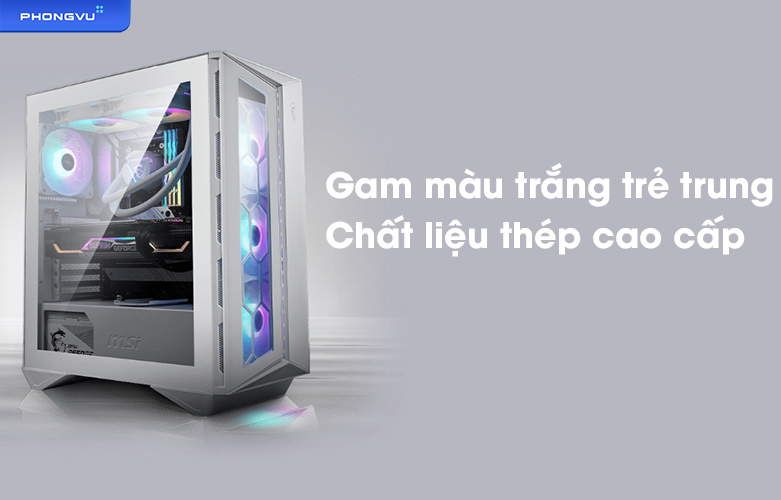 Case MSI MPG GUNGNIR 110R WHITE - 306-7G10W21-W57 | Gam màu trắng