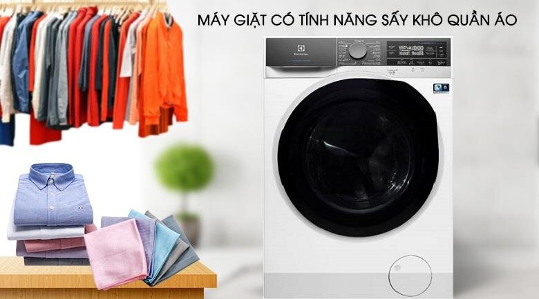 Máy giặt 10kg   Sấy 7kg Electrolux EWW1042AEWA