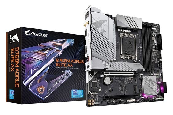 Gigabyte B760M AORUS Elite AX - hình 1