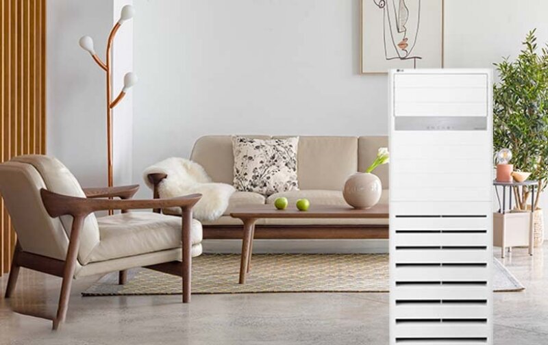 điều hòa tủ đứng LG 46000 BTU 1 chiều inverter APNQ48GT3E4 thiết kế