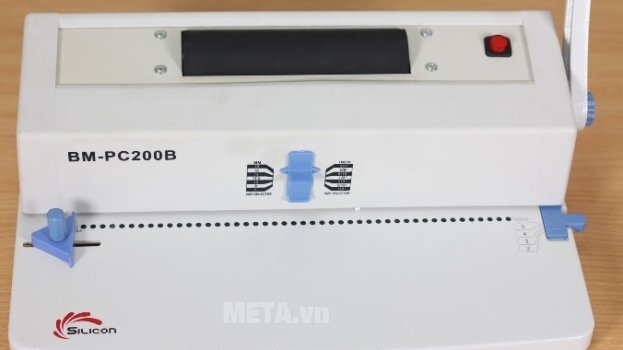 Máy đóng sách gáy xoắn cuộn Silicon BM-PC200B