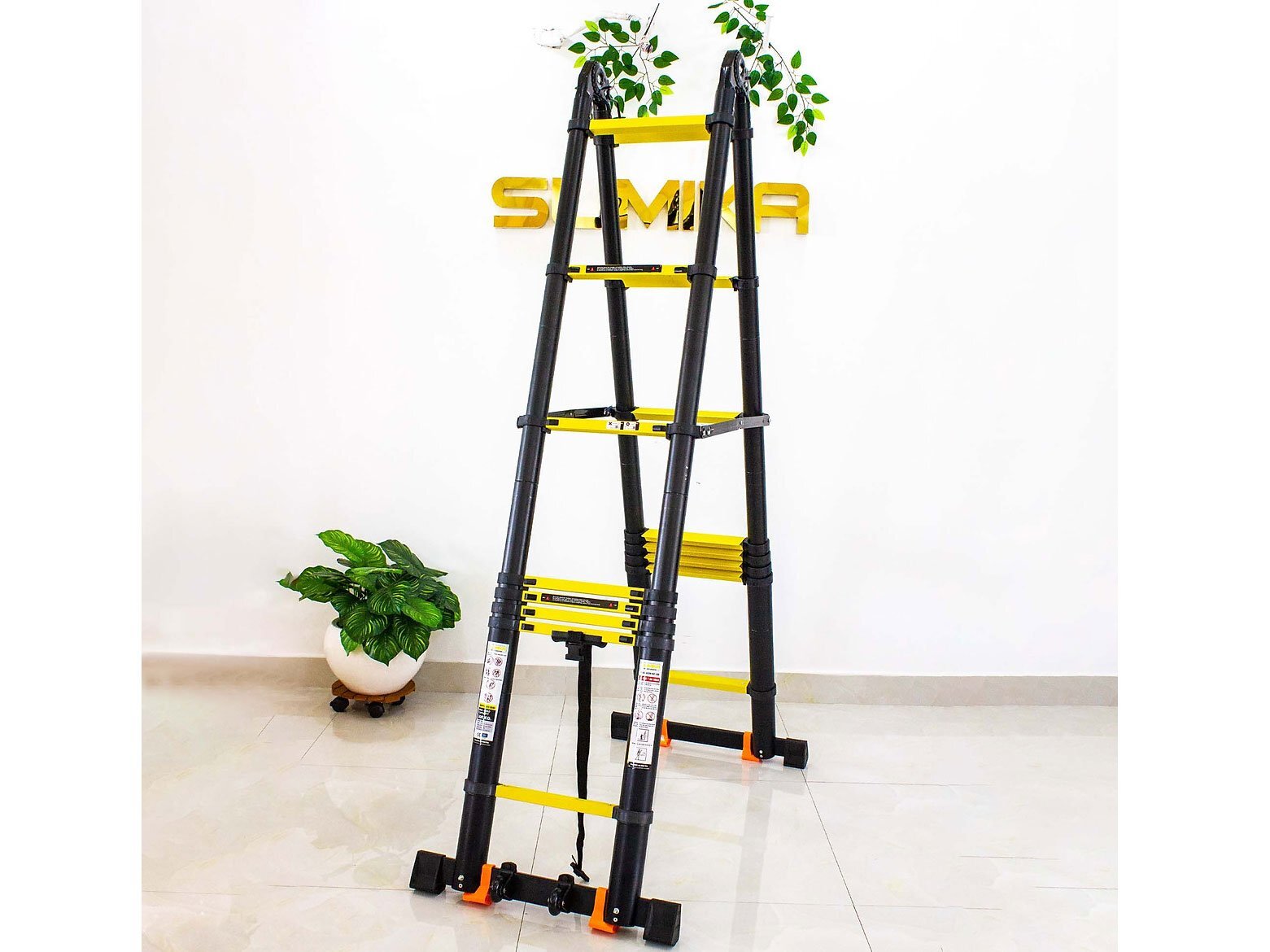 Thang nhôm rút đôi Sumika SKS660D Thang nhôm rút đôi Sumika SKS660D