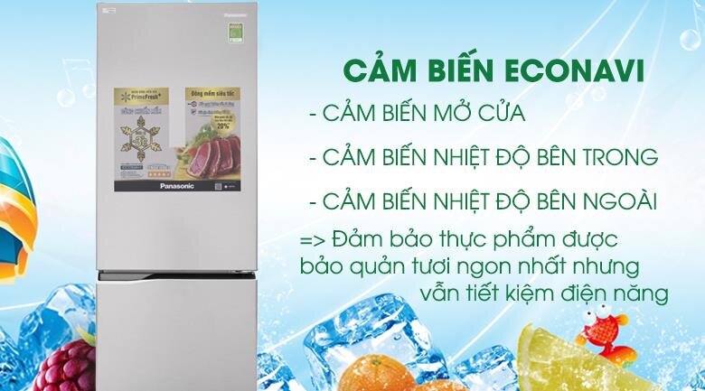 Tủ lạnh Panasonic NR-BV329QSV2 - 290Lít Inverter Cấp đông mềm