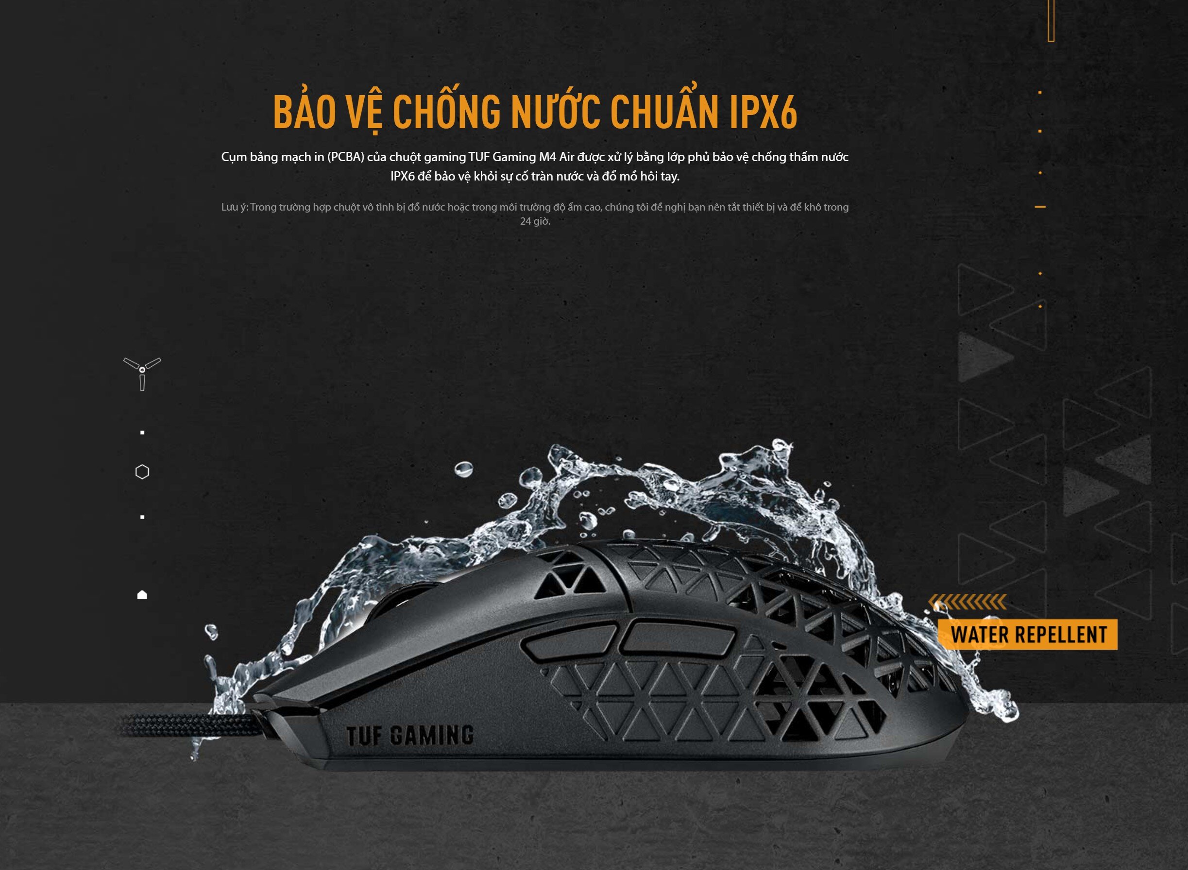 Chuột game Asus TUF M4 Air (USB)