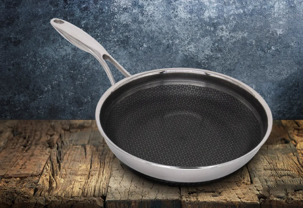 Chảo Kims Cook 3 lớp đáy từ chống dính Blackcube 20cm