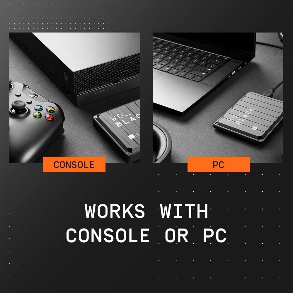 Ổ cứng di động WD_BLACK P10 GAME DRIVE 5TB Black (WDBA3A0050BBK-WESN) 2