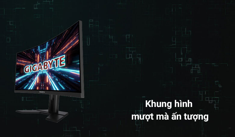 Màn hình GIGABYTE G27FC A-AP với tốc độ phản hồi 165Hz mang lại trải nghiệm chơi game chân thực