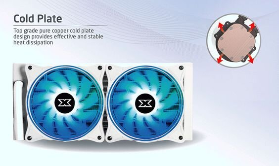 Xigmatek Aurora 240 ARGB Arctic (Ảnh 2)