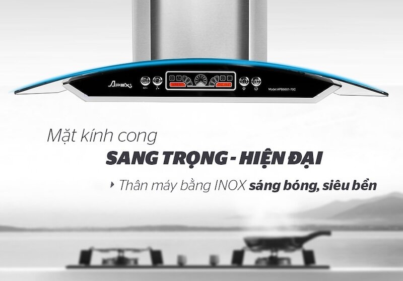 Máy hút mùi Sunhouse SHB6601 đa dạng tốc độ hút, tiện lợi sử dụng