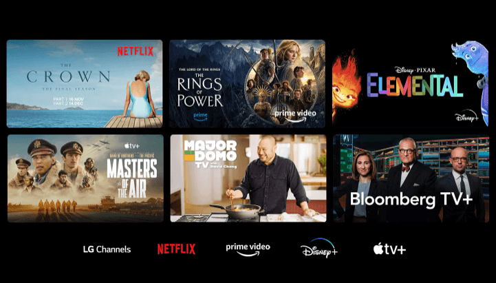 Dịch vụ trực tuyến trên smart tivi QNED LG 4K 50 inch 50QNED80TSA  Dịch vụ trực tuyến trên smart tivi QNED LG 4K 50 inch 50QNED80TSA