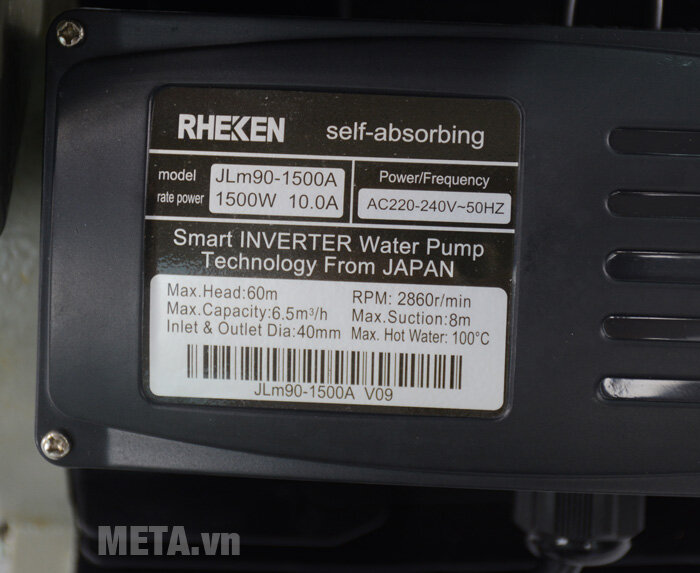 Máy bơm nước tăng áp tự động JLM 90-1500A - 1.500W