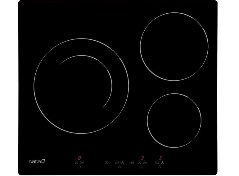 Bếp từ âm 3 vùng nấu Cata IB 6203 BK